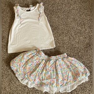 Tommy Bahama Pastel 4T Shirt & Skirt Set